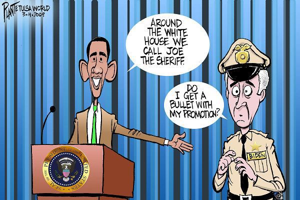 Bruce Plante cartoon from March 2009: Barney Biden